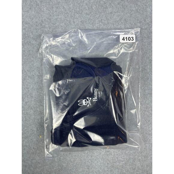 Psycho Bunny Shirt Men's 5‎ L Gray Short Sleeve Tee V Neck Embroidered Logo - Picture 8 of 8